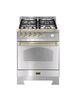 Stainless Steel With Brass Trim
