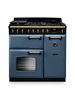 Stone Blue Antique Brass