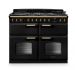 Charcoal Black Antique Brass