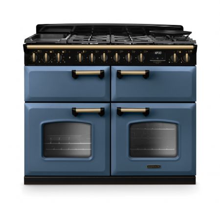 Stone Blue Antique Brass