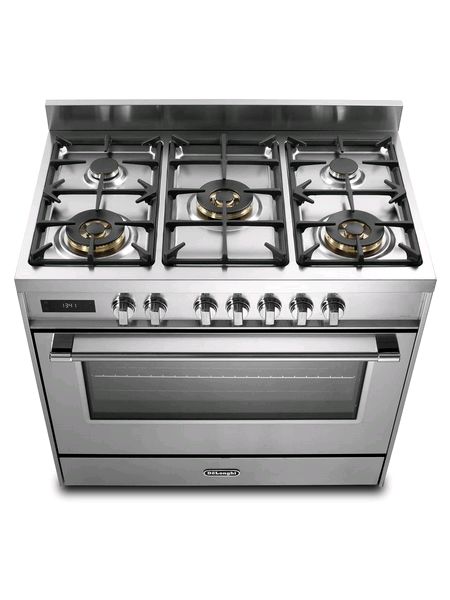 delonghi space 90cm single stainless hob