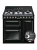 smeg victoria dual fuel 90cm black