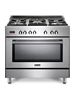 Delonghi modern 90cm single cavity dual fuel multifunction range cooker
